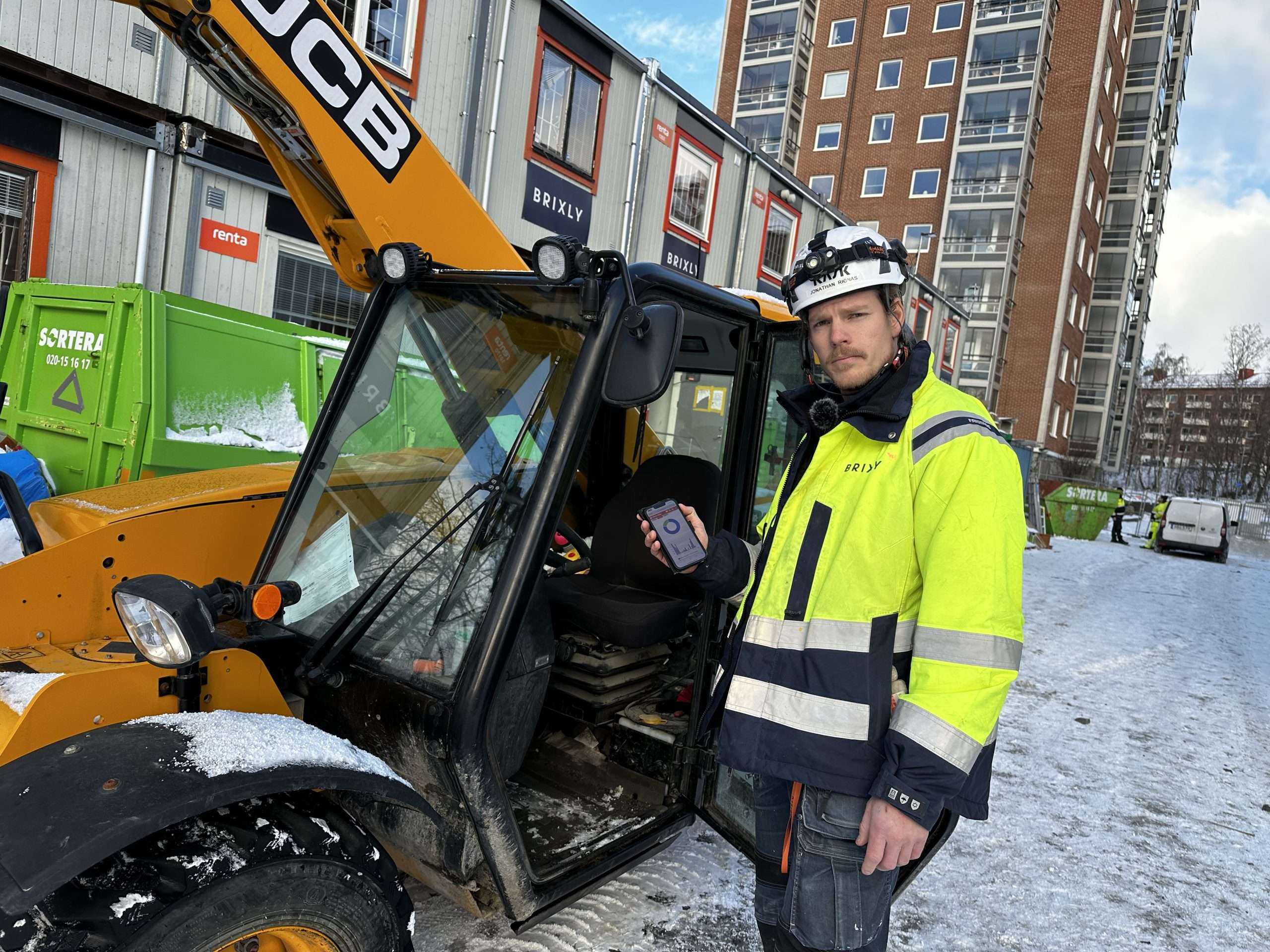 Brixly har stenkoll på hyrmaskinernas koldioxidutsläpp