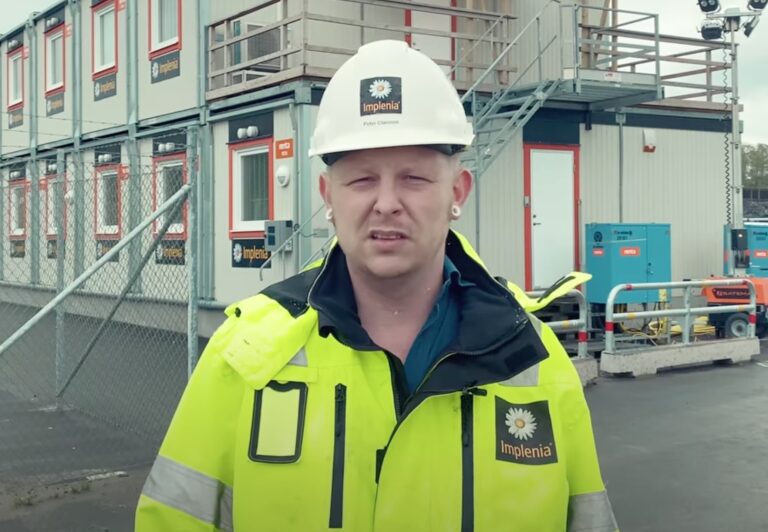 Vi stöttar Implenia med bygget av Västkustbanan.