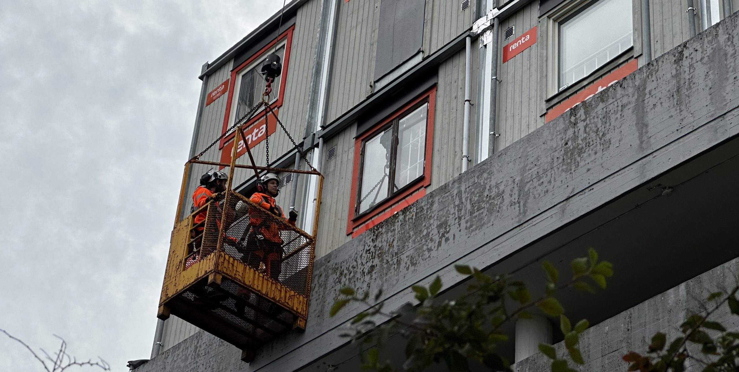 Fallskyddsutbildning med evakuering